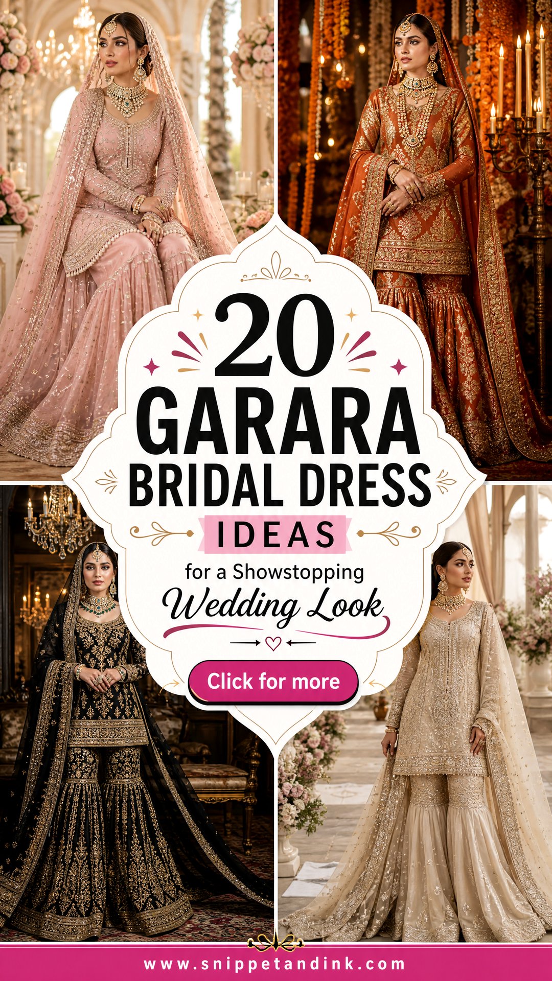 20 Garara Bridal Dress Ideas for a Showstopping Wedding Look - 20 Garara Bridal Dress Ideas for a Showstopping Wedding Look