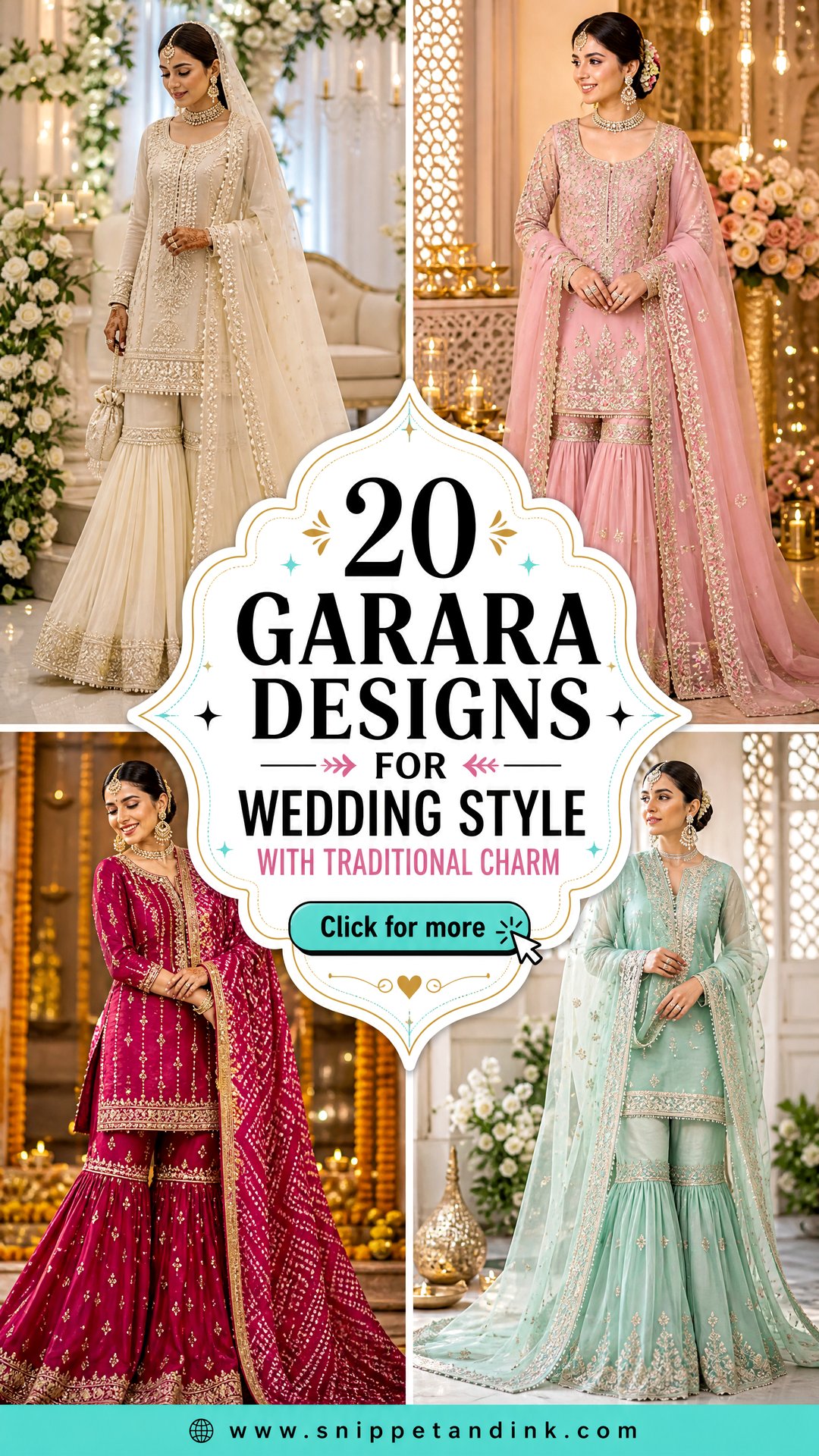 20 Garara Designs for Wedding Style With Traditional Charm - 20 Garara Designs for Wedding Style With Traditional Charm