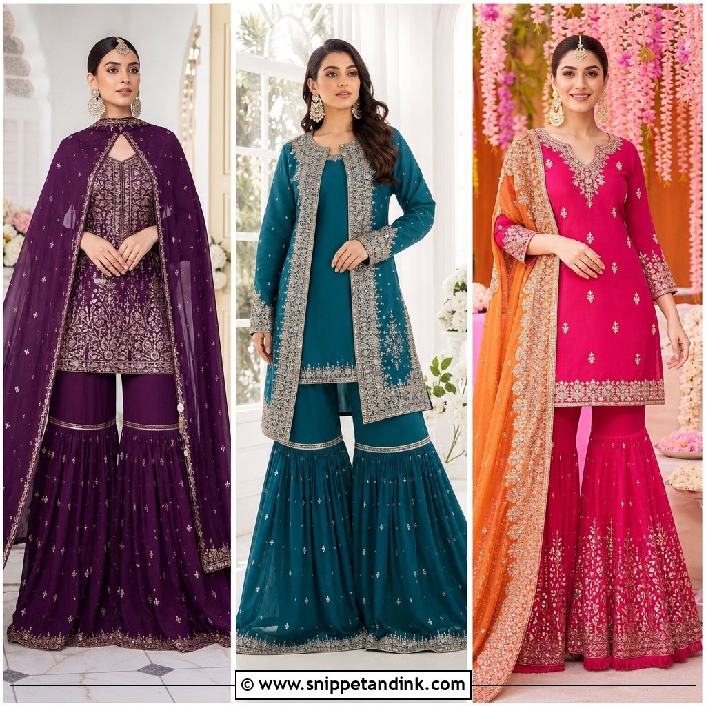 20 Garara Suits Designs for Wedding Style Inspiration