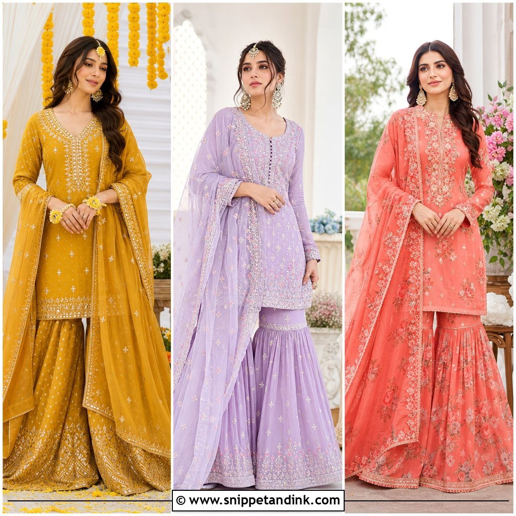 20 Garara for Wedding Ideas for an Elegant Festive Look