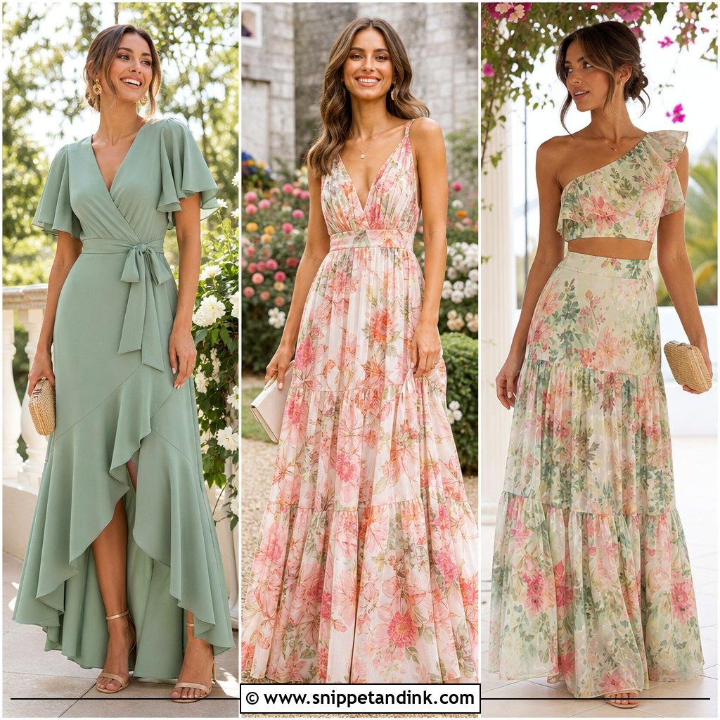 20 Garden Party Wedding Outfit Ideas for Chic Guests