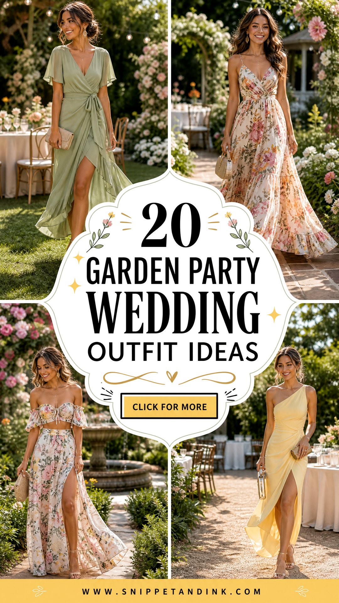 20 Garden Party Wedding Outfit Ideas for Chic Guests - 20 Garden Party Wedding Outfit Ideas for Chic Guests