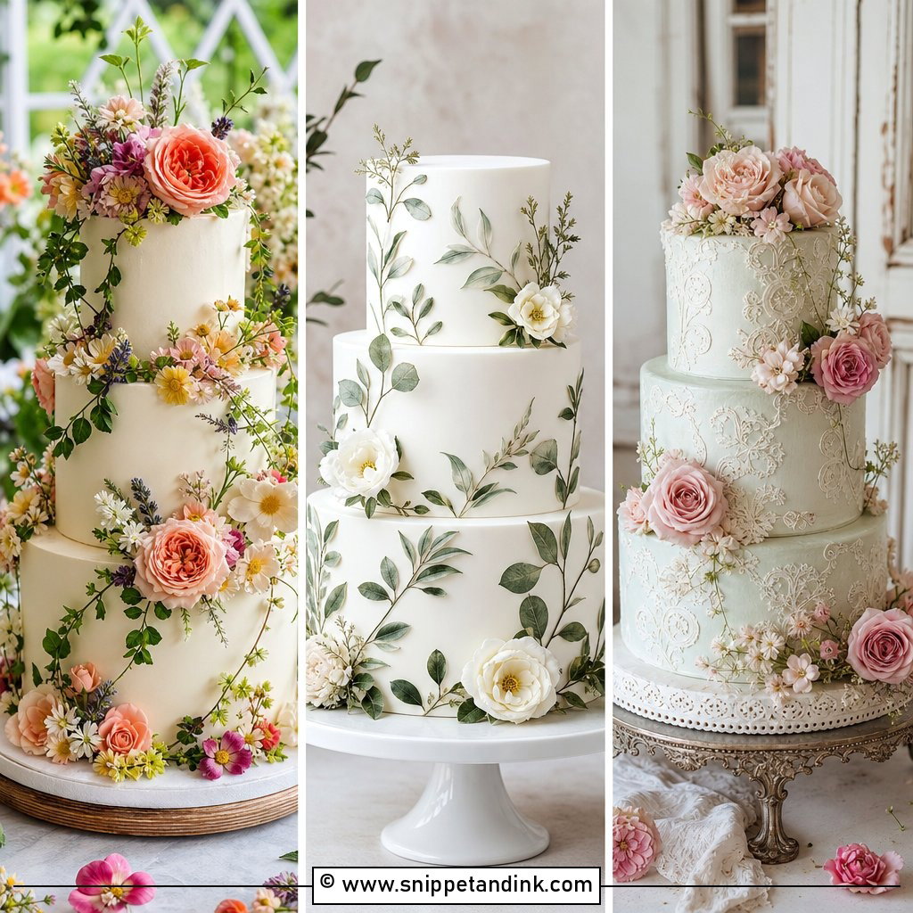20 Garden Wedding Cake Ideas for a Dreamy Outdoor Party