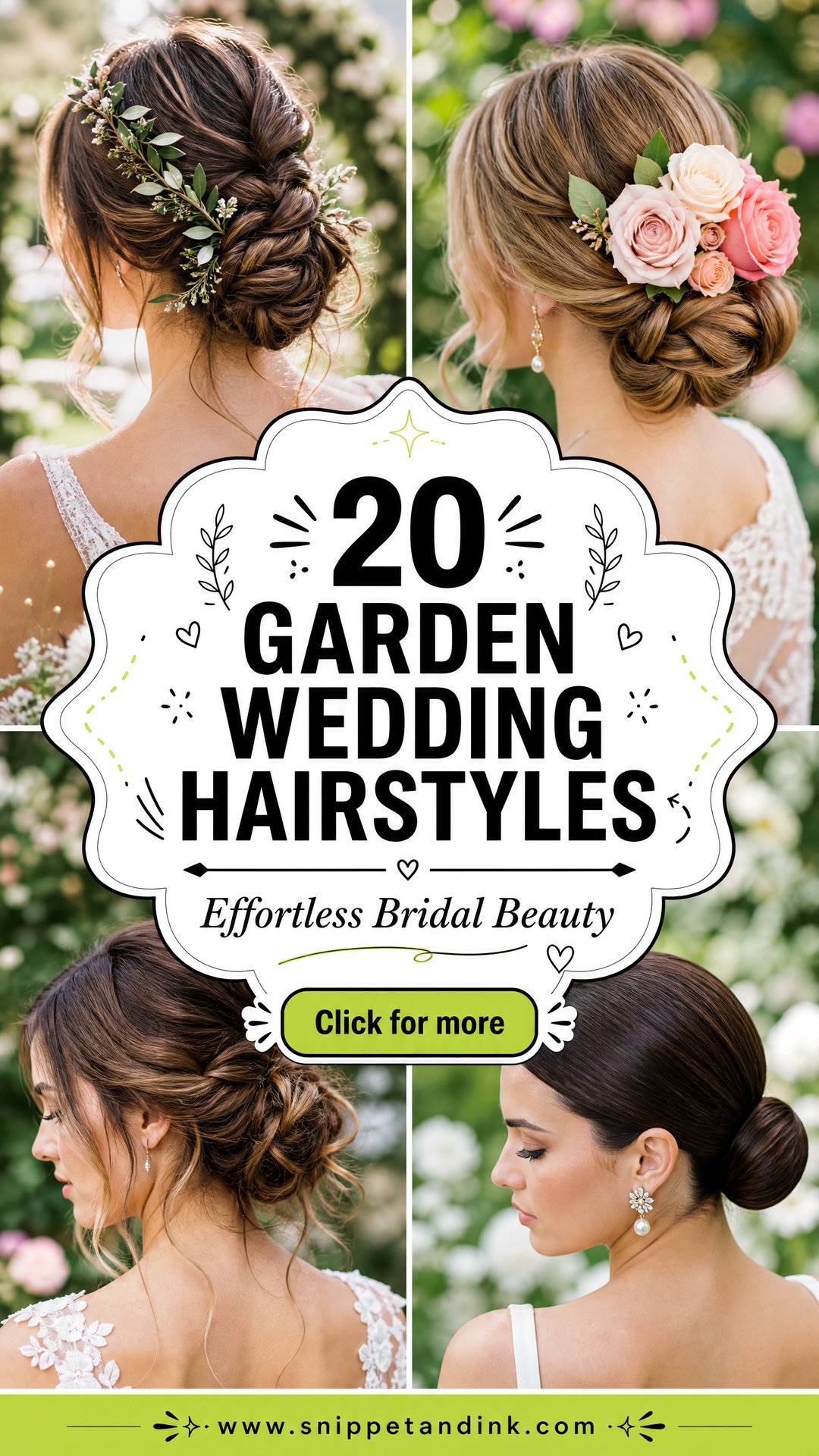 20 Garden Wedding Hairstyles for Effortless Bridal Beauty - 20 Garden Wedding Hairstyles for Effortless Bridal Beauty