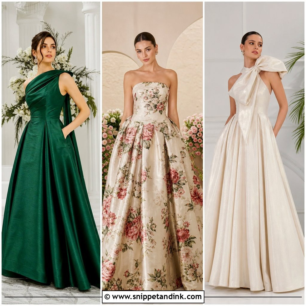 20 Gazar Gown Ideas for Sculptural, High-Fashion Style