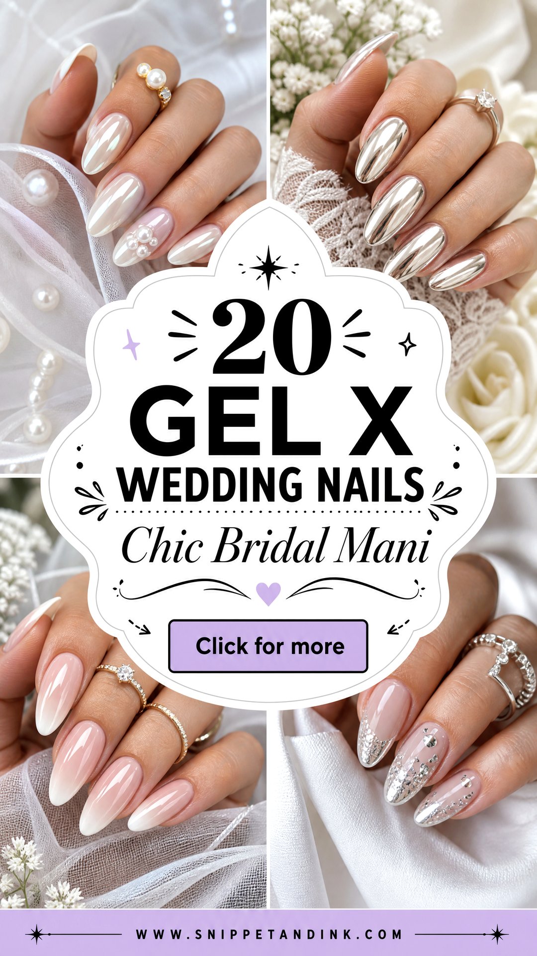 20 Gel X Wedding Nails for a Chic Long-Lasting Bridal Mani - 20 Gel X Wedding Nails for a Chic, Long-Lasting Bridal Mani