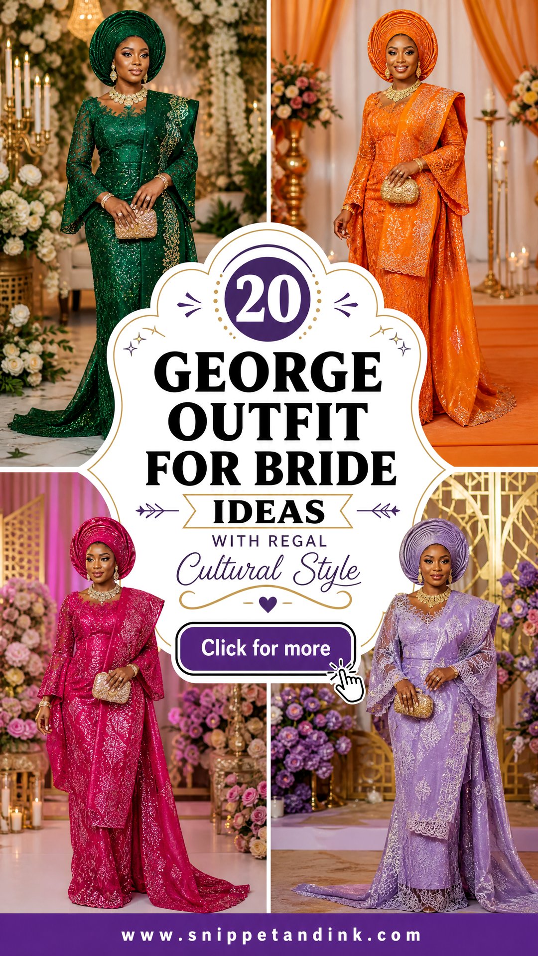 20 George Outfit for Bride Ideas With Regal Cultural Style - 20 George Outfit for Bride Ideas With Regal Cultural Style