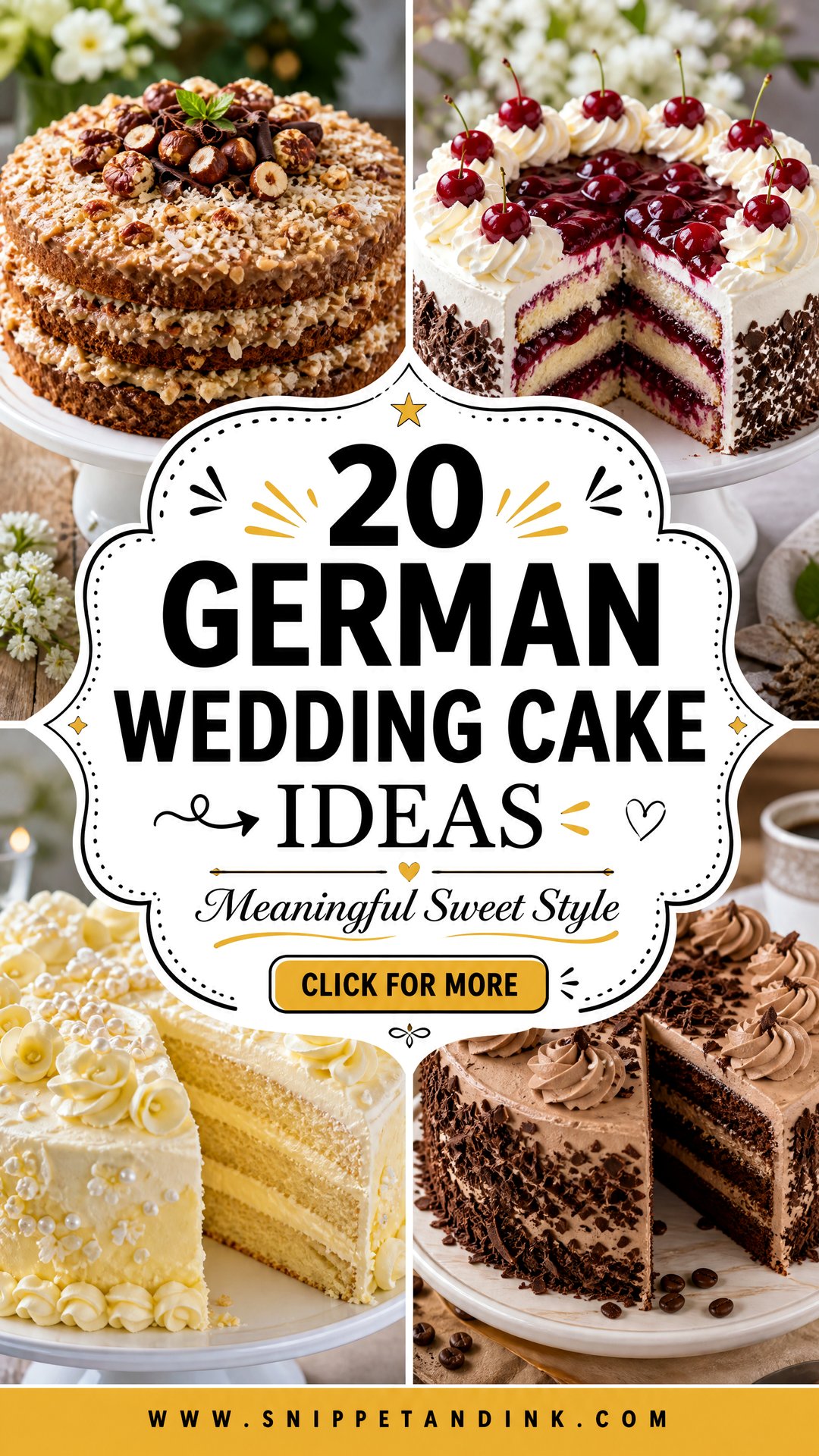 20 German Wedding Cake Ideas for Meaningful Sweet Style - 20 German Wedding Cake Ideas for Meaningful Sweet Style