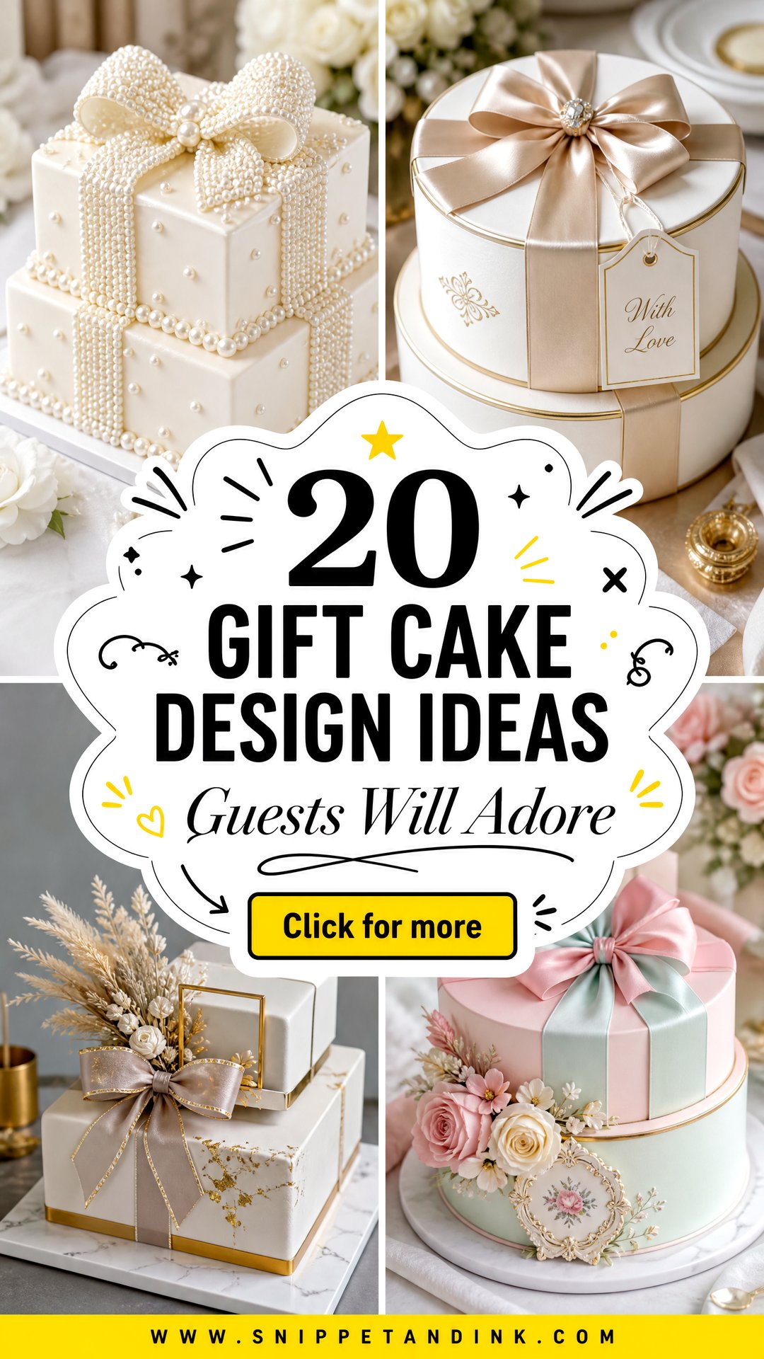 20 Gift Cake Design Ideas for Wedding Guests Will Adore - 20 Gift Cake Design Ideas for Wedding Guests Will Adore