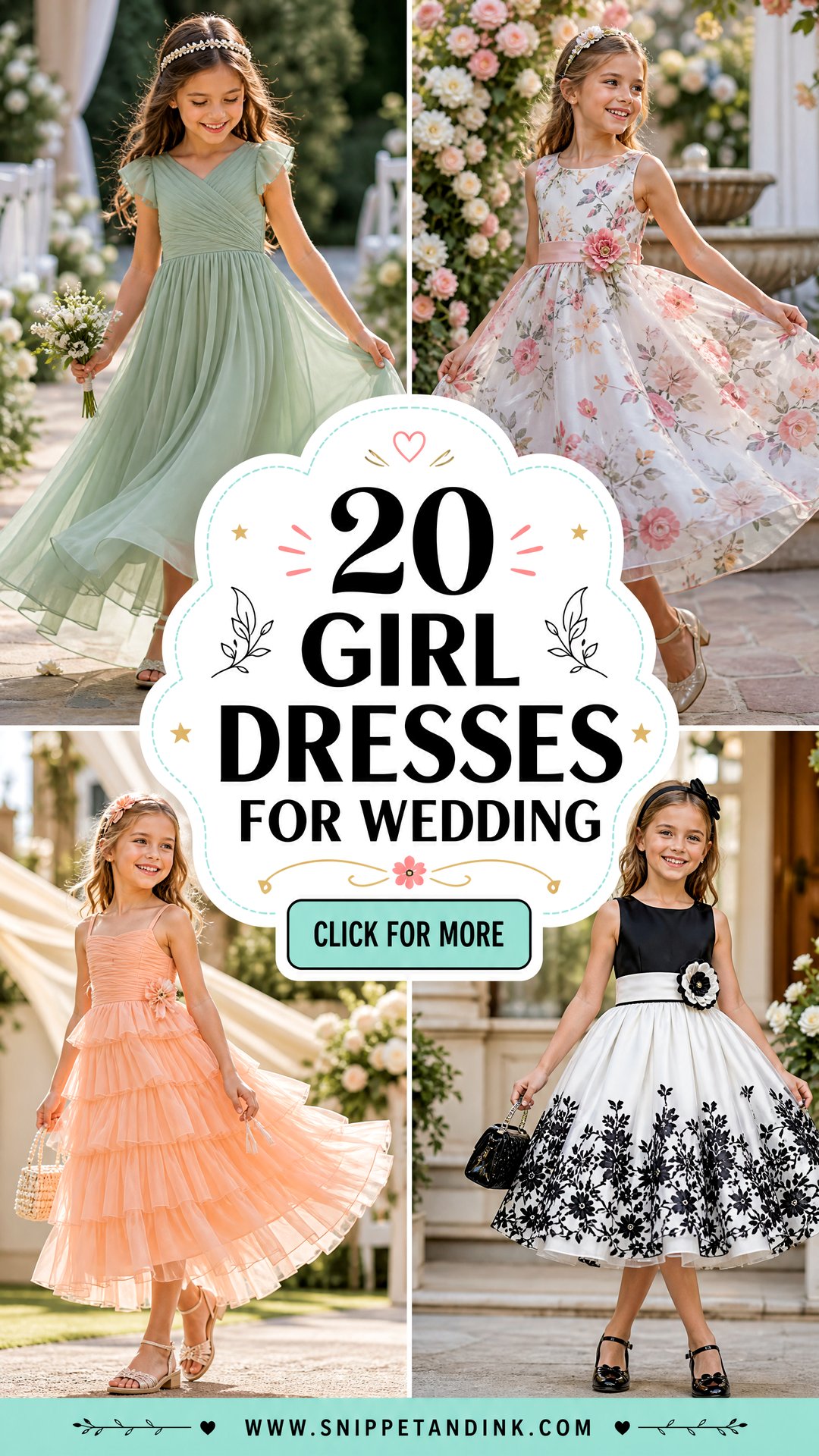 20 Girl Dresses for Wedding Charming Styles for Young Guests - 20 Girl Dresses for Wedding: Charming Styles for Young Guests