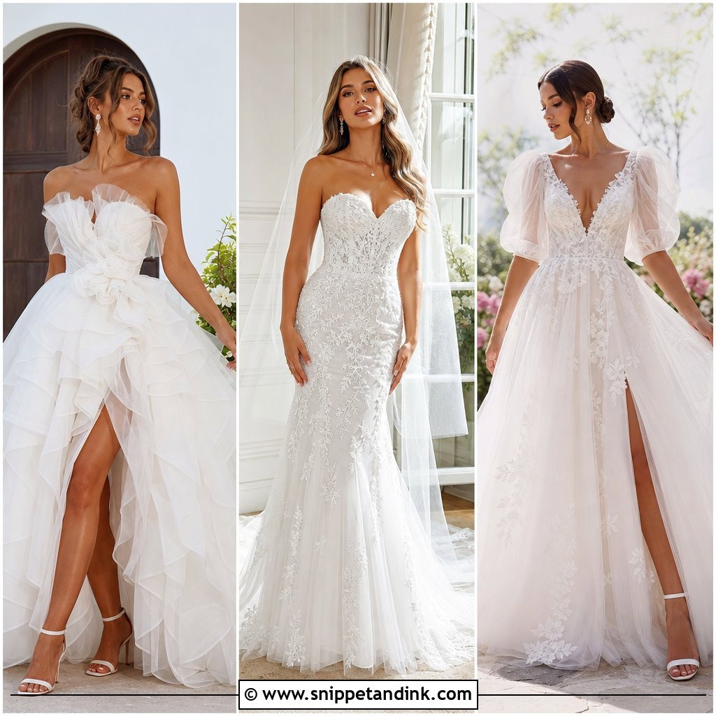 20 Girly Wedding Dress Ideas for a Romantic, Feminine Look