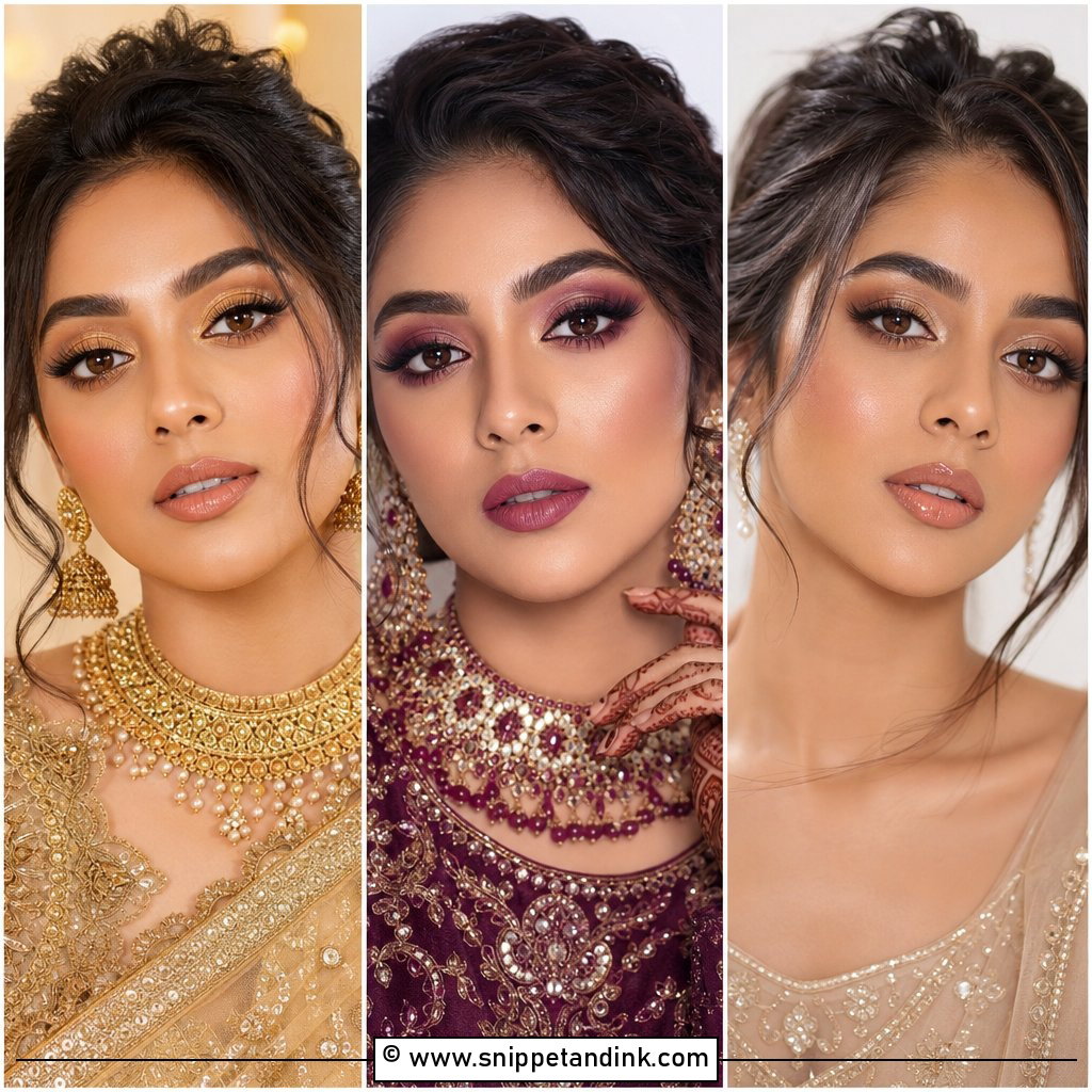 20 Glowy Wedding Makeup for Brown Eyes to Shine All Day