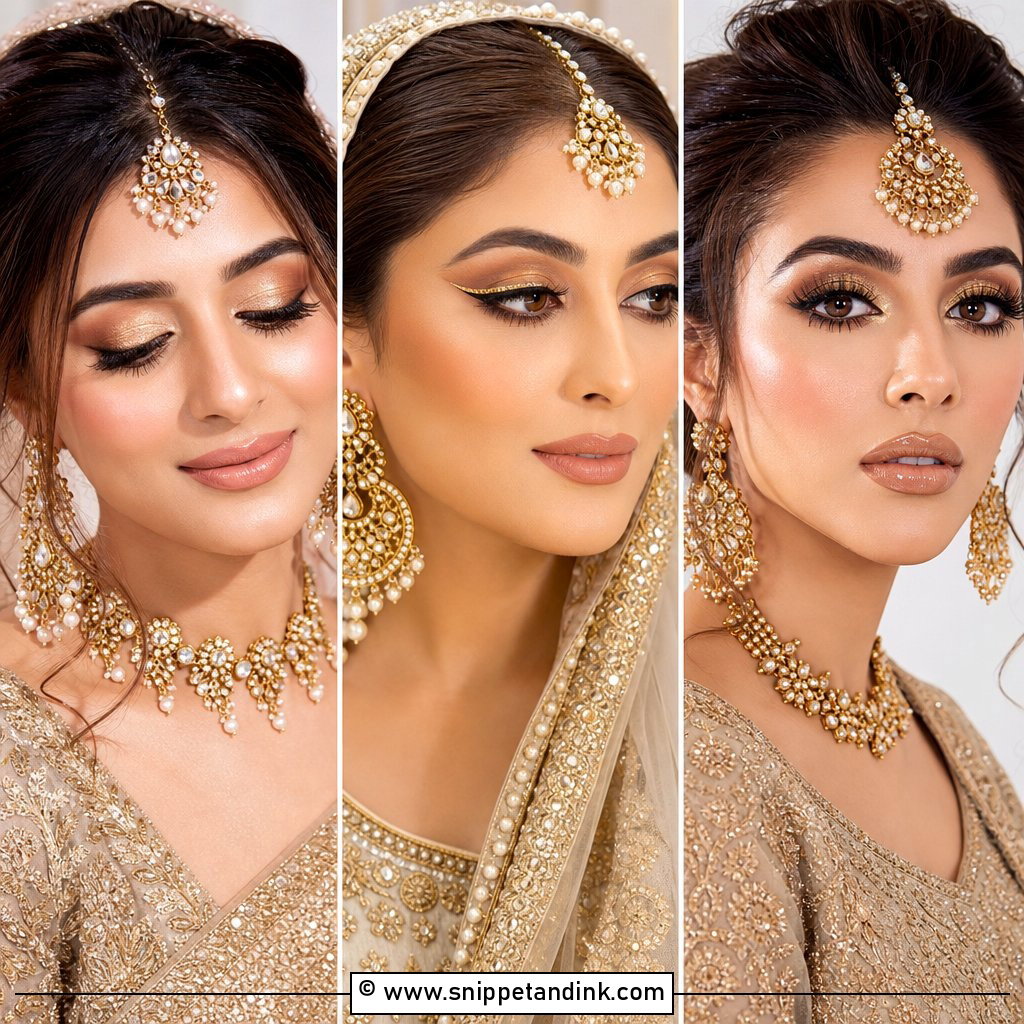 20 Gold Wedding Makeup Ideas for a Luxe Bridal Glow Today