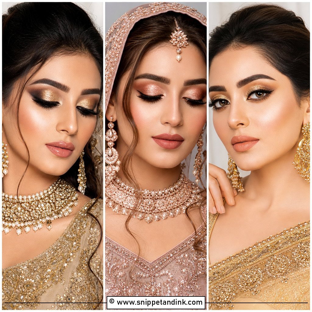 20 Golden Wedding Makeup Ideas for a Radiant Luxe Glow