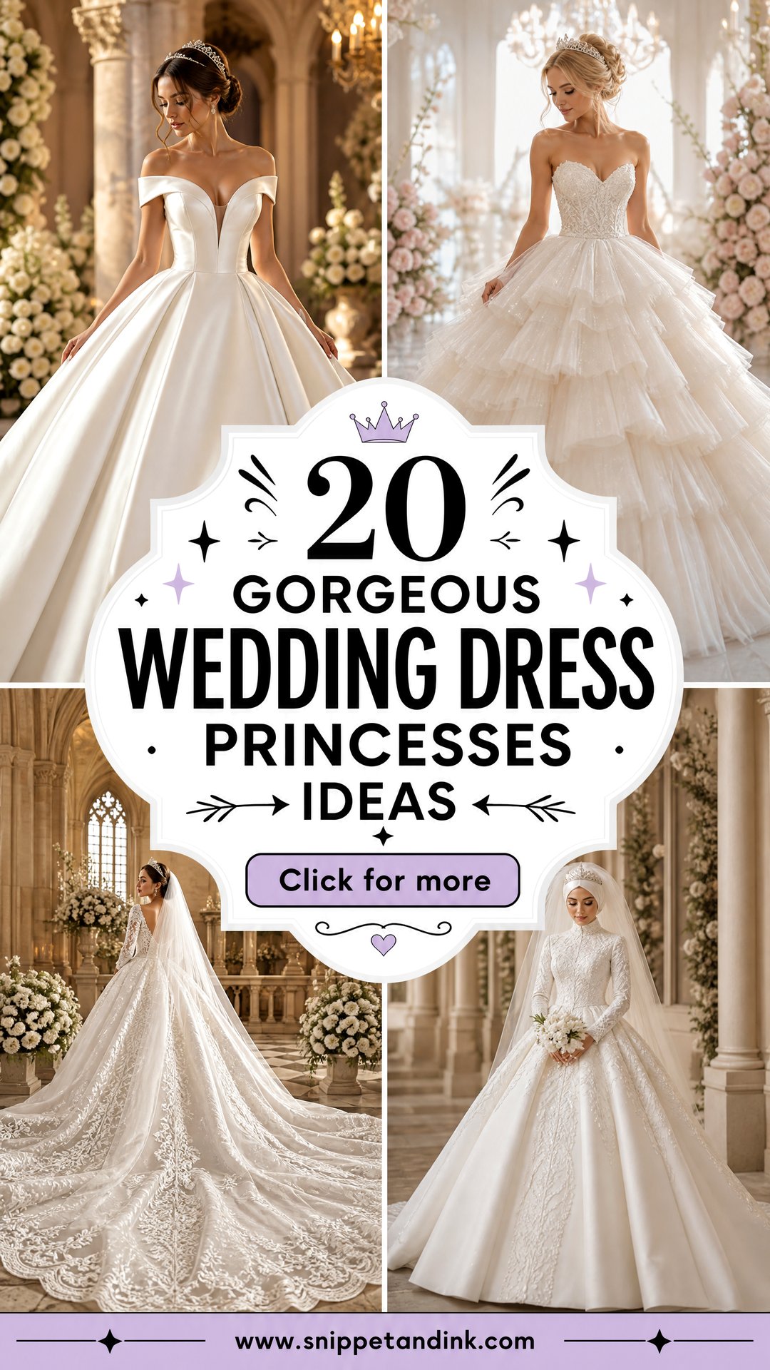 20 Gorgeous Wedding Dress Princesses Ideas for Modern Brides - 20 Gorgeous Wedding Dress Princesses Ideas for Modern Brides