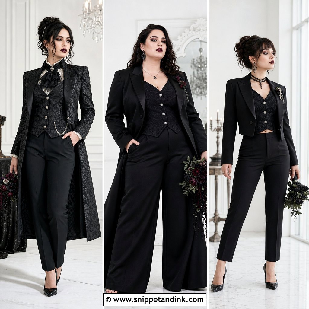 20 Goth Wedding Suit Ideas for Edgy, Alternative Couples