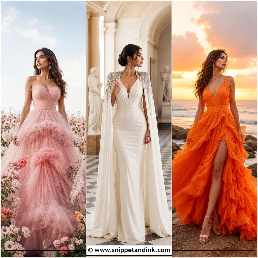 20 Gown Photoshoot Ideas for Dreamy Editorial Portraits