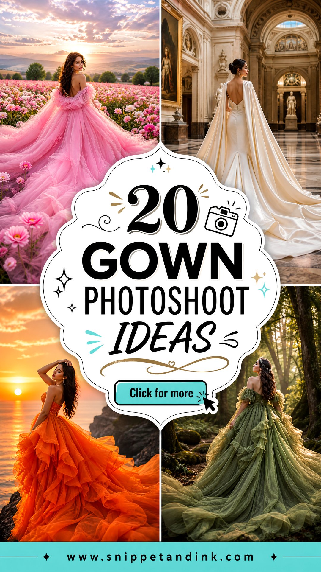 20 Gown Photoshoot Ideas for Dreamy Editorial Portraits - 20 Gown Photoshoot Ideas for Dreamy Editorial Portraits