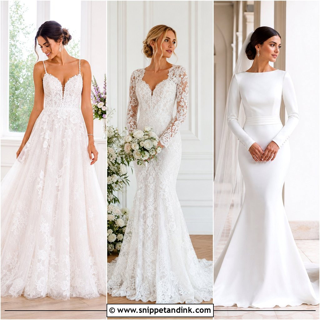 20 Gowns Dresses for Wedding for Every Chic Bridal Style