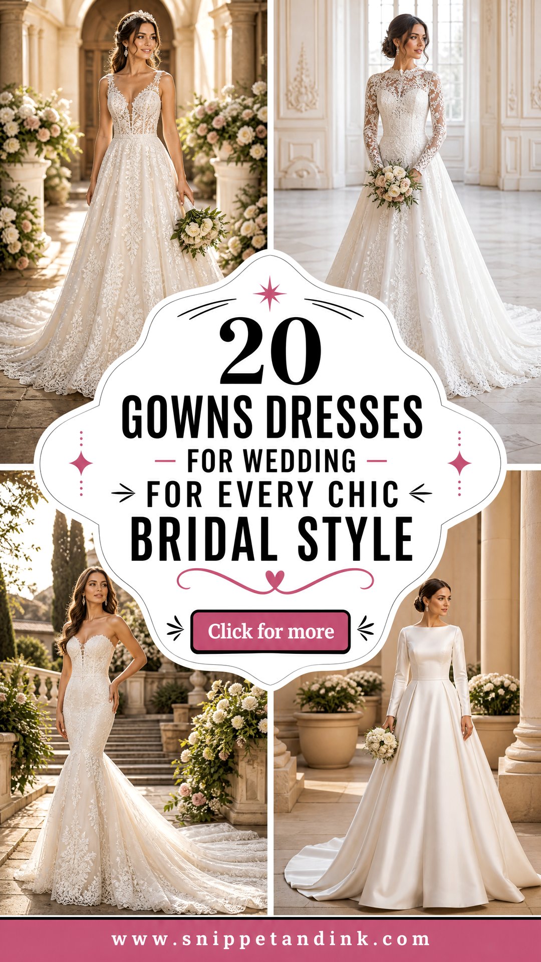 20 Gowns Dresses for Wedding for Every Chic Bridal Style - 20 Gowns Dresses for Wedding for Every Chic Bridal Style