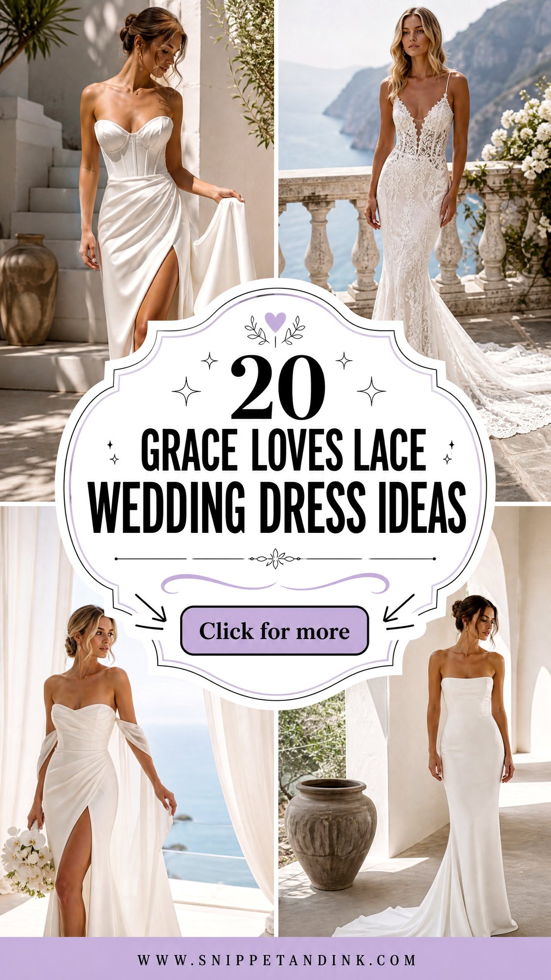 20 Grace Loves Lace Wedding Dress Ideas for Modern Romantics - 20 Grace Loves Lace Wedding Dress Ideas for Modern Romantics