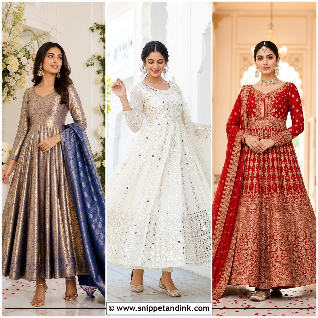 20 Grand Anarkali Dress Ideas for Showstopping Wedding Style