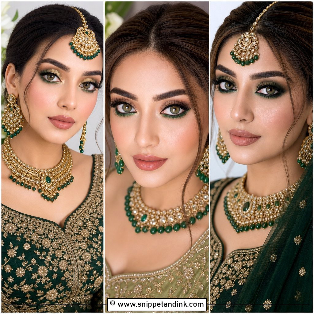 20 Green Bridal Makeup Ideas for a Fresh Radiant Look Today