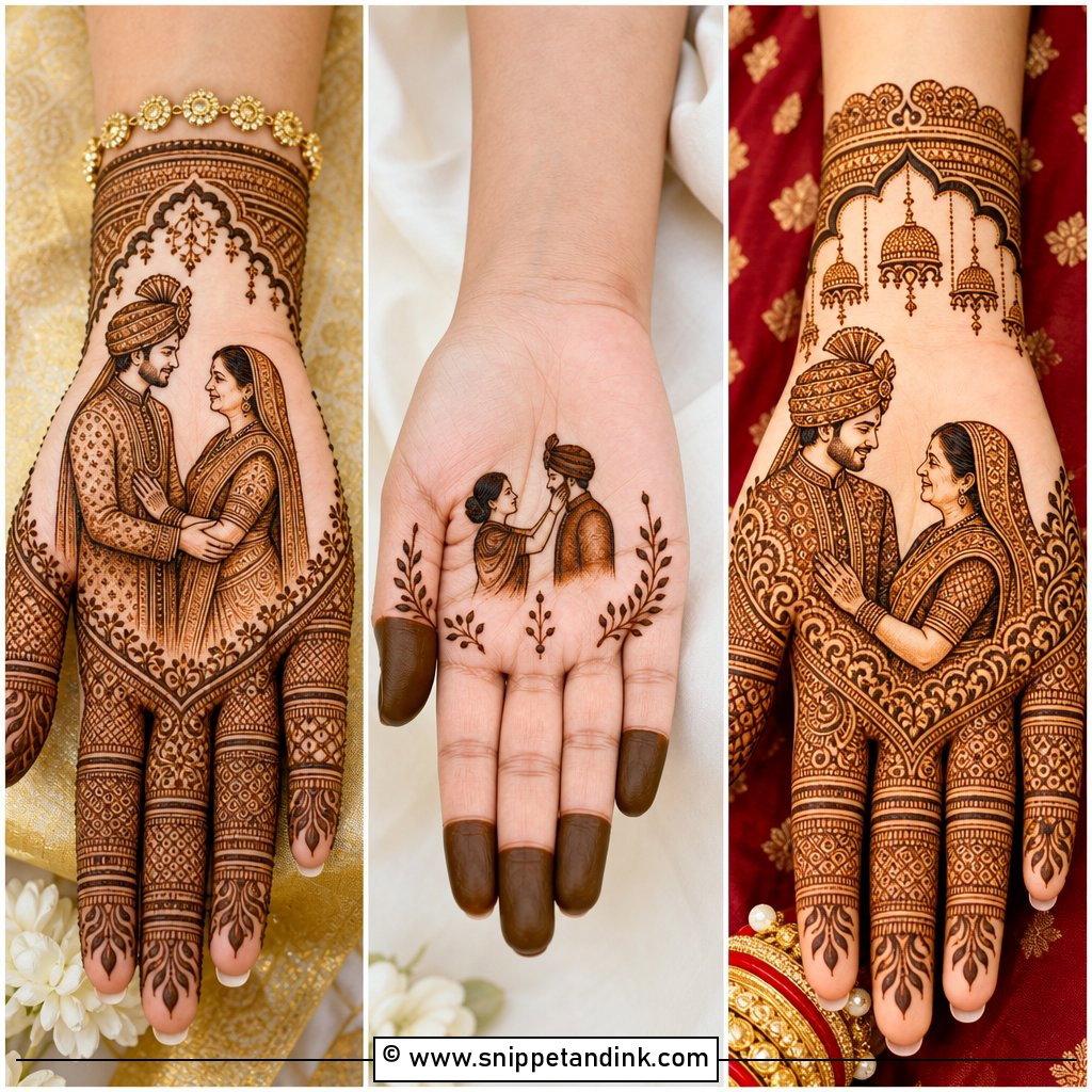 20 Groom Mother Mehndi Design Ideas for Elegant Hands