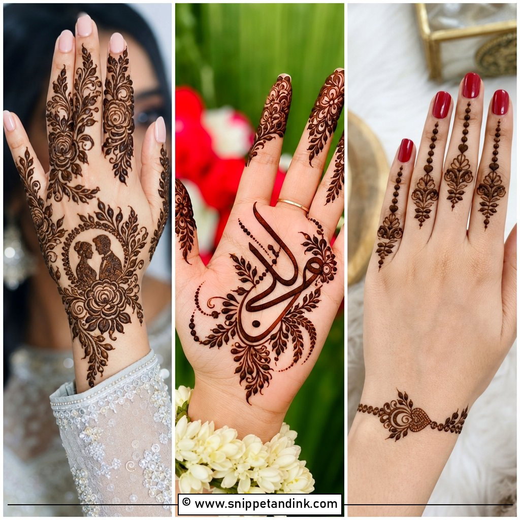 20 Groom Name in Mehndi Design Ideas for Personal Touches