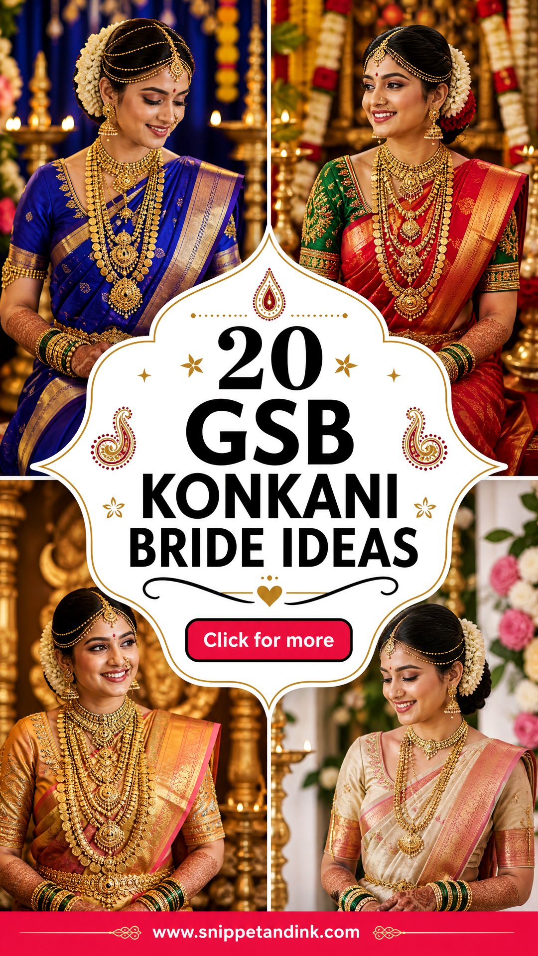 20 Gsb Konkani Bride Ideas for a Radiant Traditional Look - 20 Gsb Konkani Bride Ideas for a Radiant Traditional Look