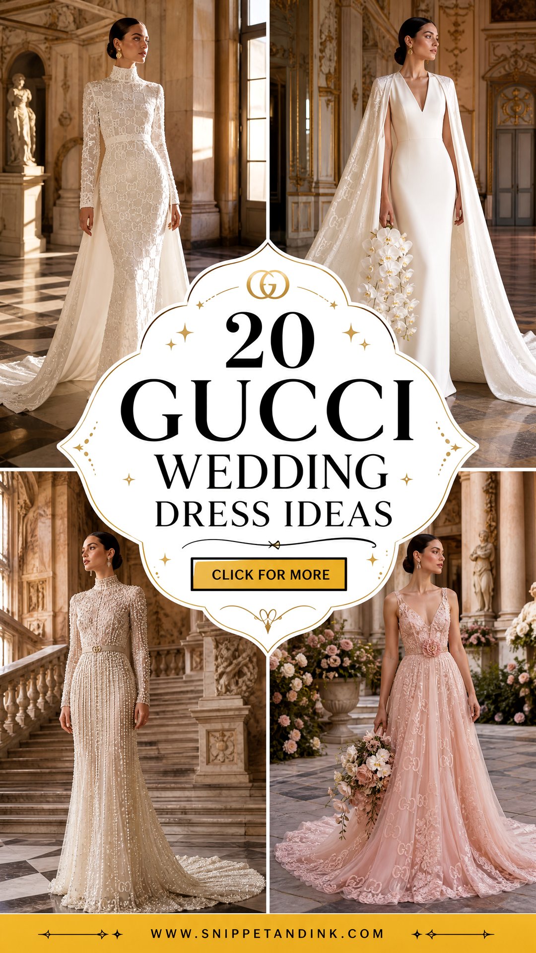 20 Gucci Wedding Dress Ideas for a Luxe Bridal Statement - 20 Gucci Wedding Dress Ideas for a Luxe Bridal Statement
