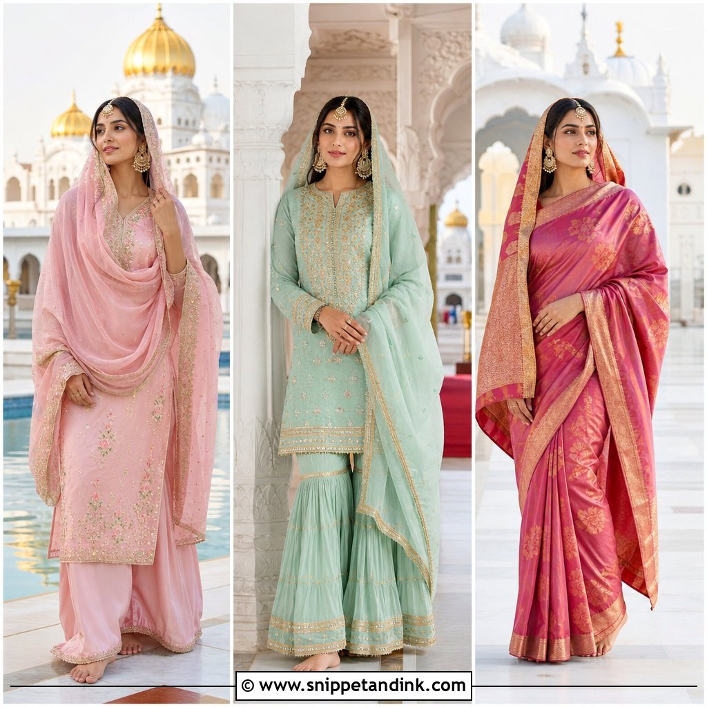 20 Gurdwara Wedding Outfit Ideas for Graceful Guest Style