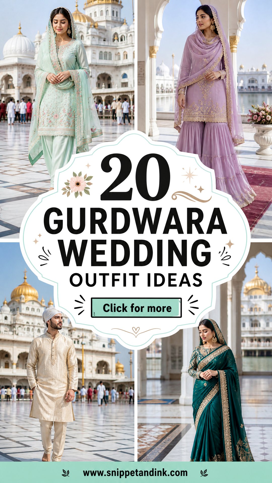 20 Gurdwara Wedding Outfit Ideas for Graceful Guest Style - 20 Gurdwara Wedding Outfit Ideas for Graceful Guest Style