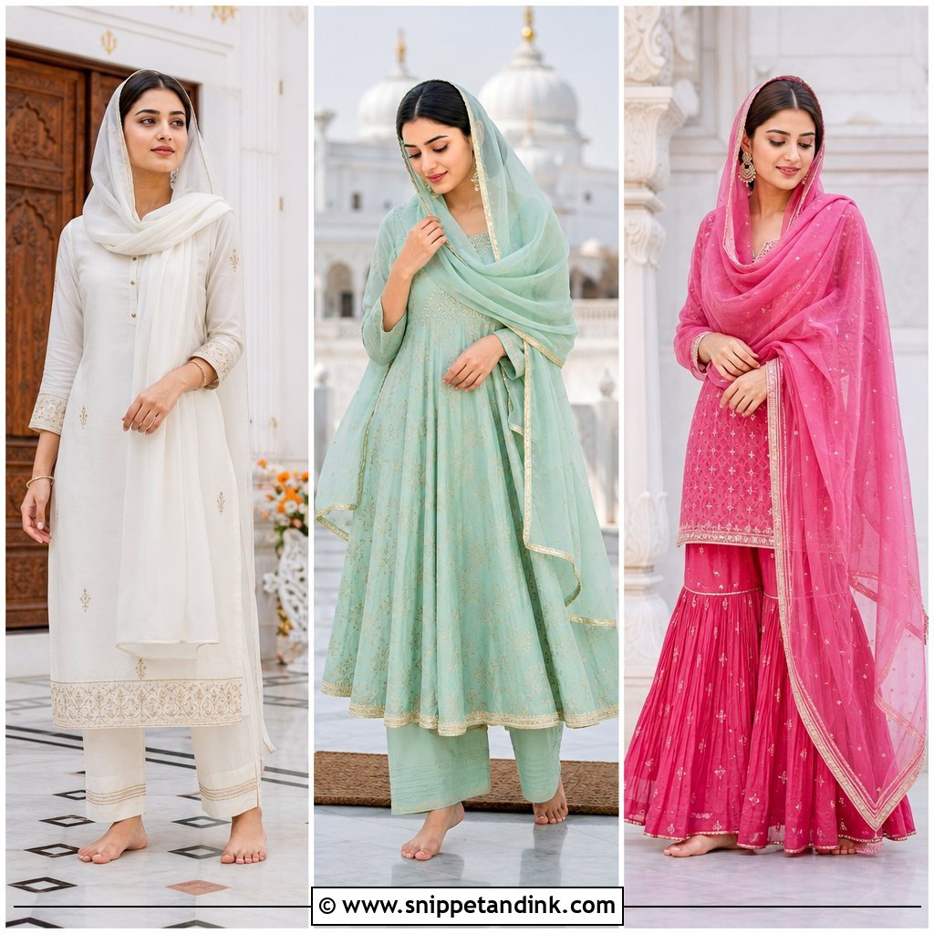 20 Gurudwara Outfit Ideas for Respectful, Elegant Style
