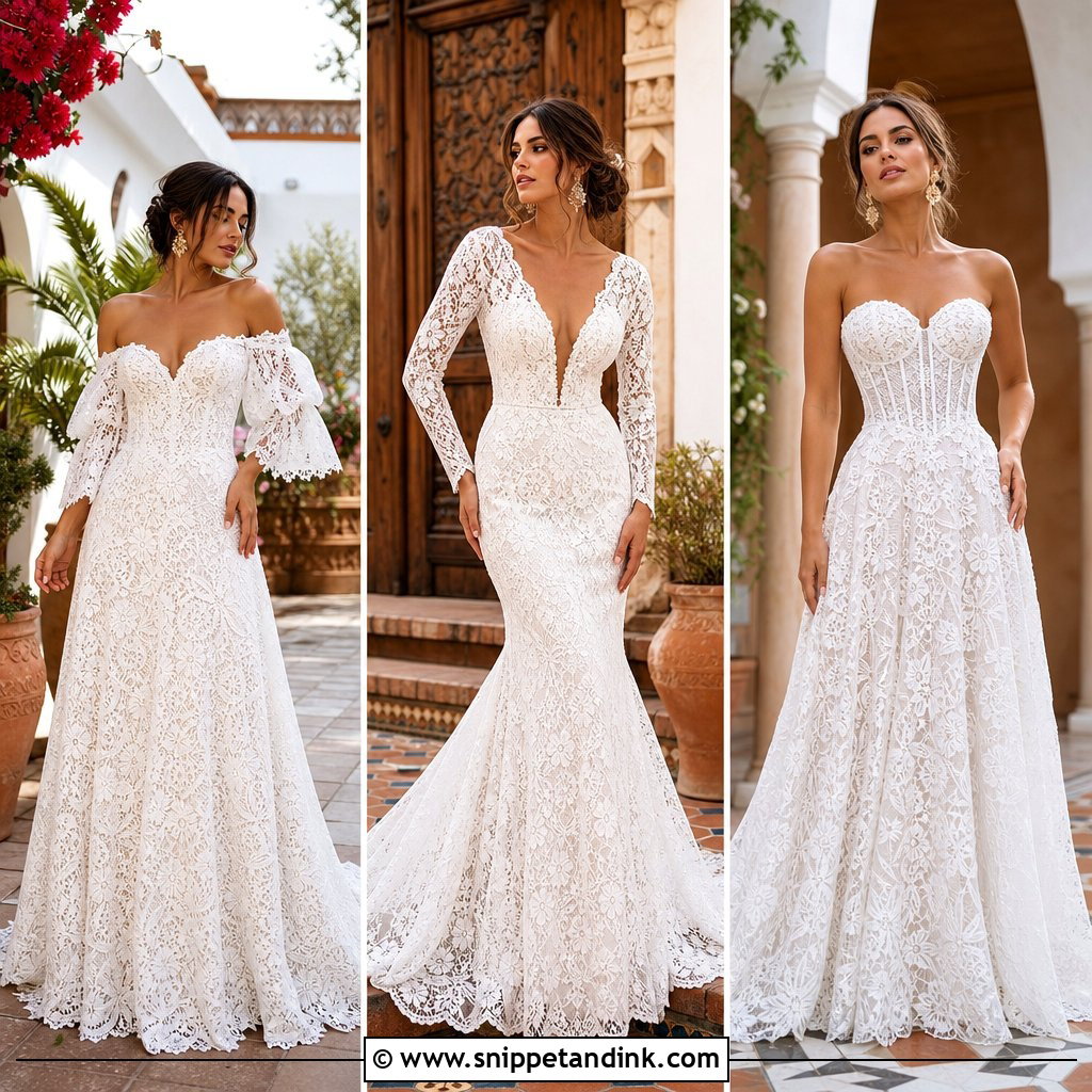 20 Hacienda Wedding Dress Ideas for Romantic Rustic Brides