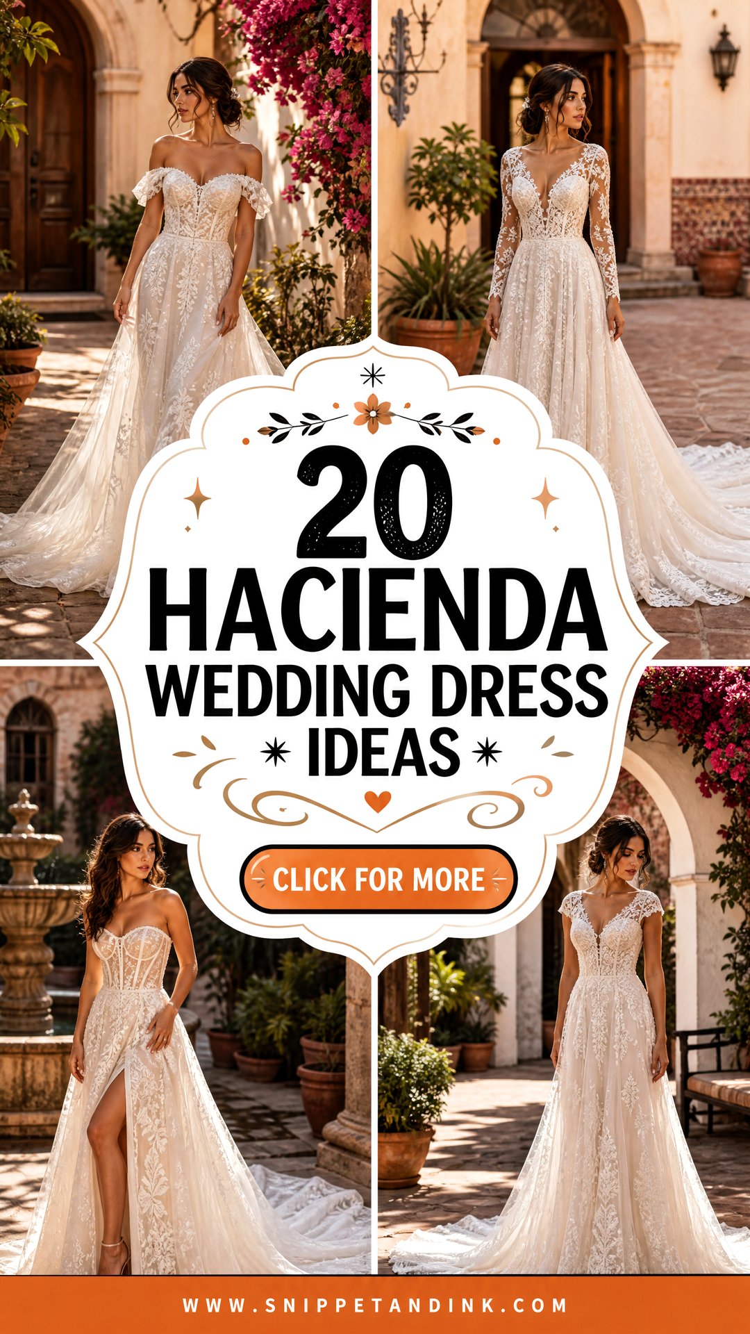 20 Hacienda Wedding Dress Ideas for Romantic Rustic Brides - 20 Hacienda Wedding Dress Ideas for Romantic Rustic Brides