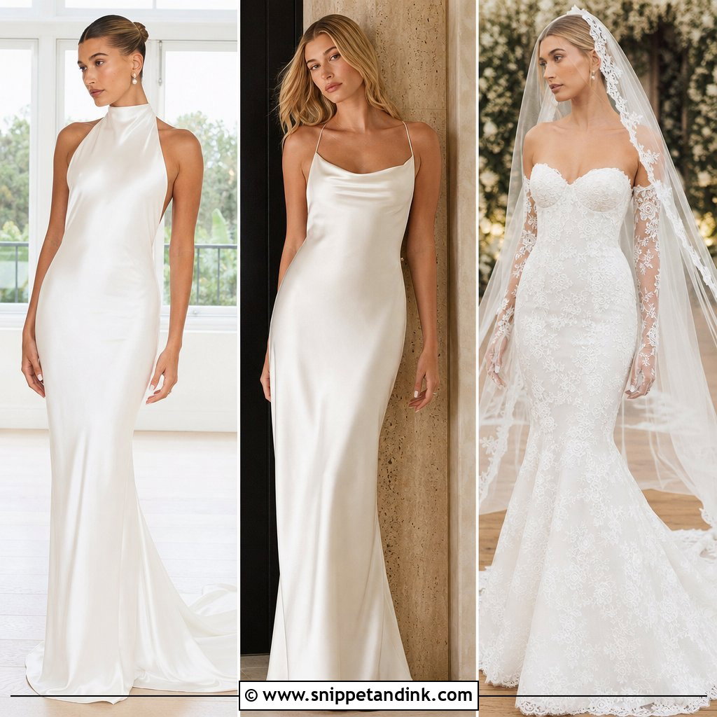 20 Hailey Baldwin Wedding Dress Ideas for Iconic Bridal Style