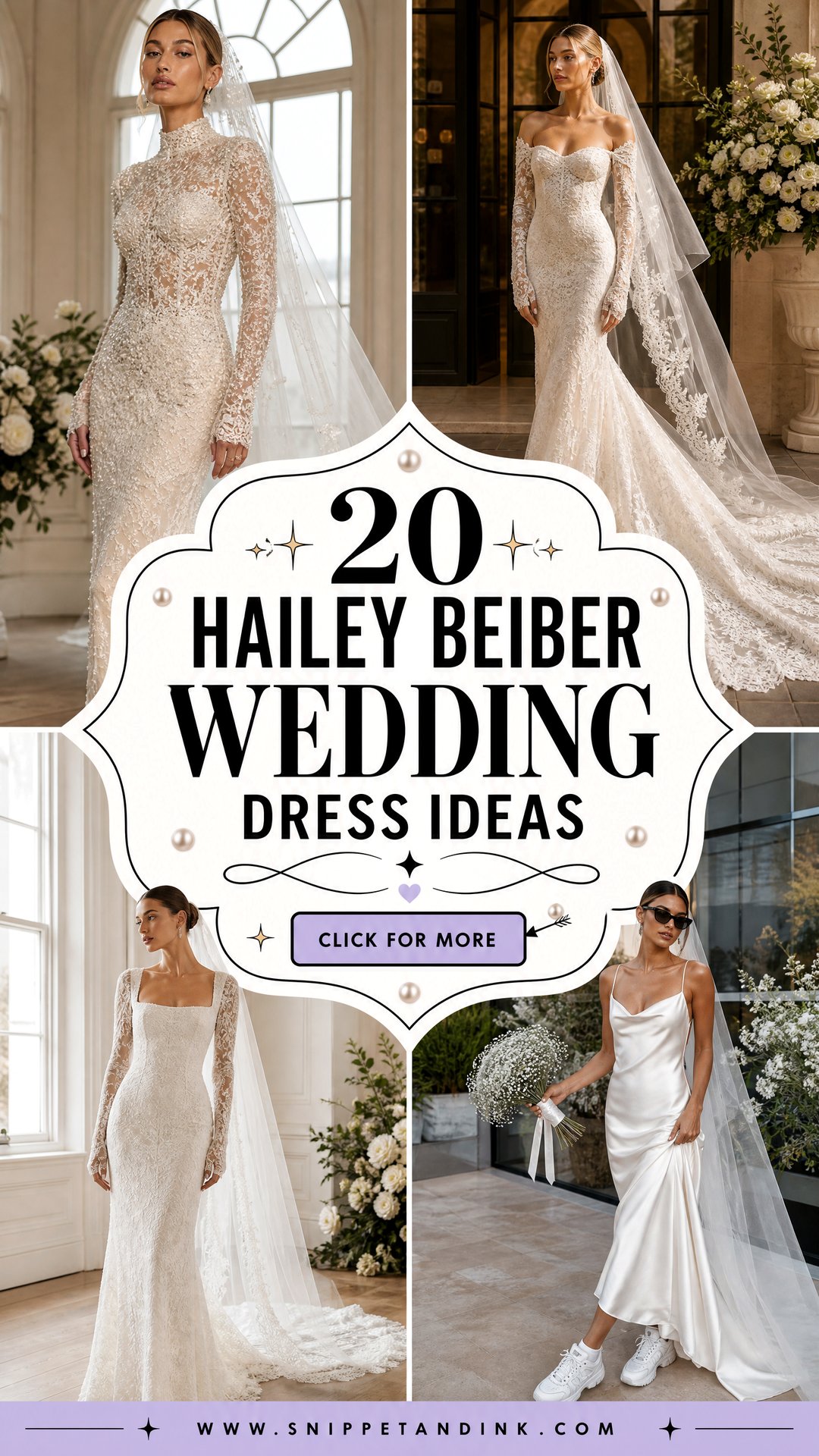 20 Hailey Beiber Wedding Dress Ideas for Chic Bridal Style - 20 Hailey Beiber Wedding Dress Ideas for Chic Bridal Style
