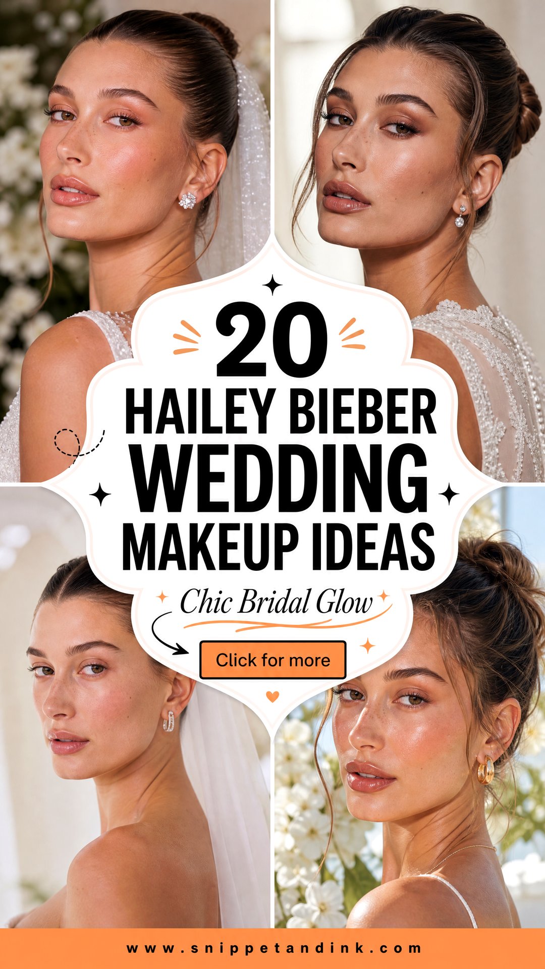 20 Hailey Bieber Wedding Makeup Ideas for Chic Brides - 20 Hailey Bieber Wedding Makeup Ideas for Chic Brides