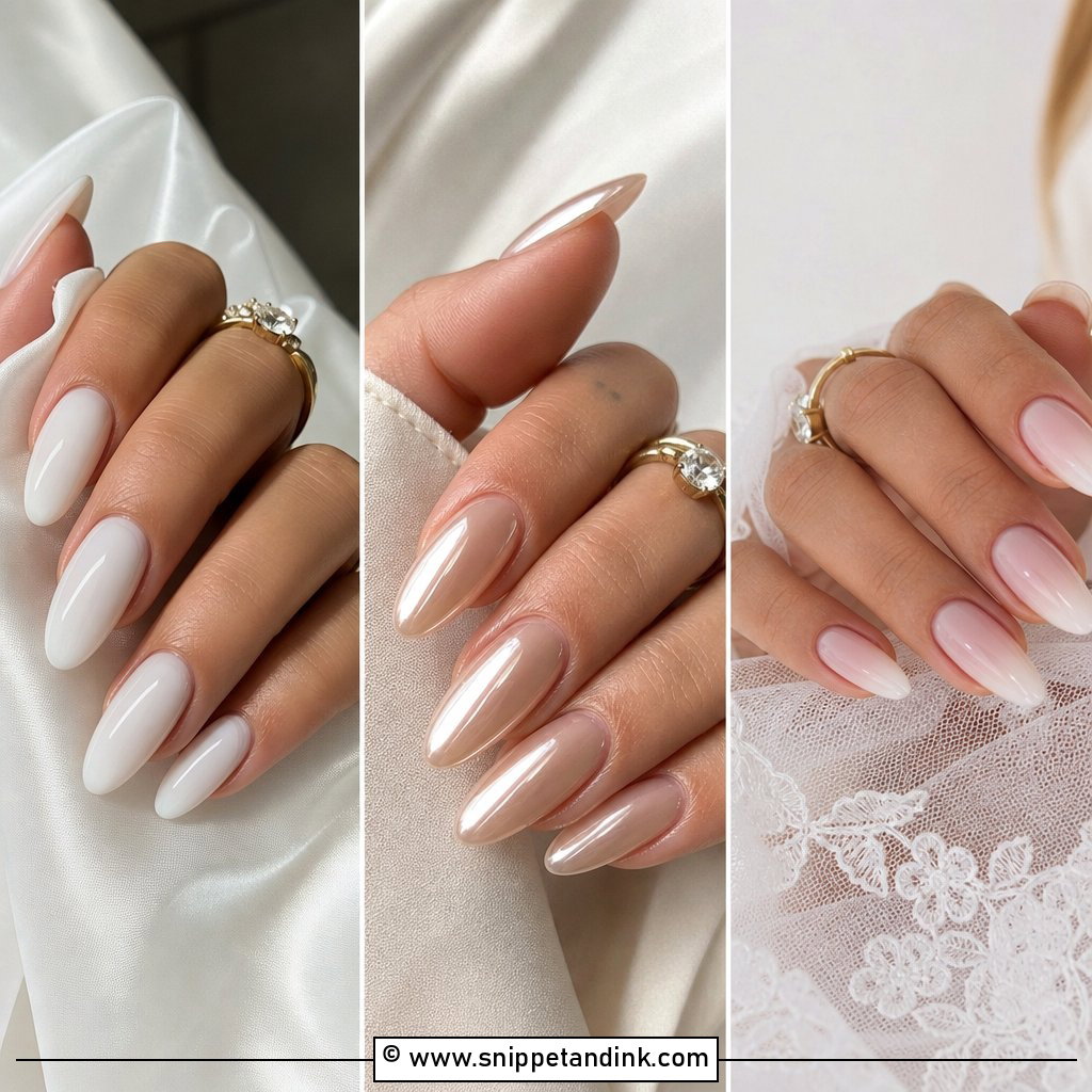 20 Hailey Bieber Wedding Nails for Minimalist Brides