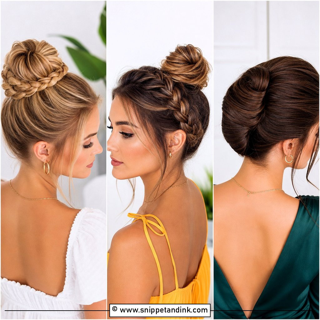 20 Hair Bun Styles Wedding Elegant Updos to Inspire