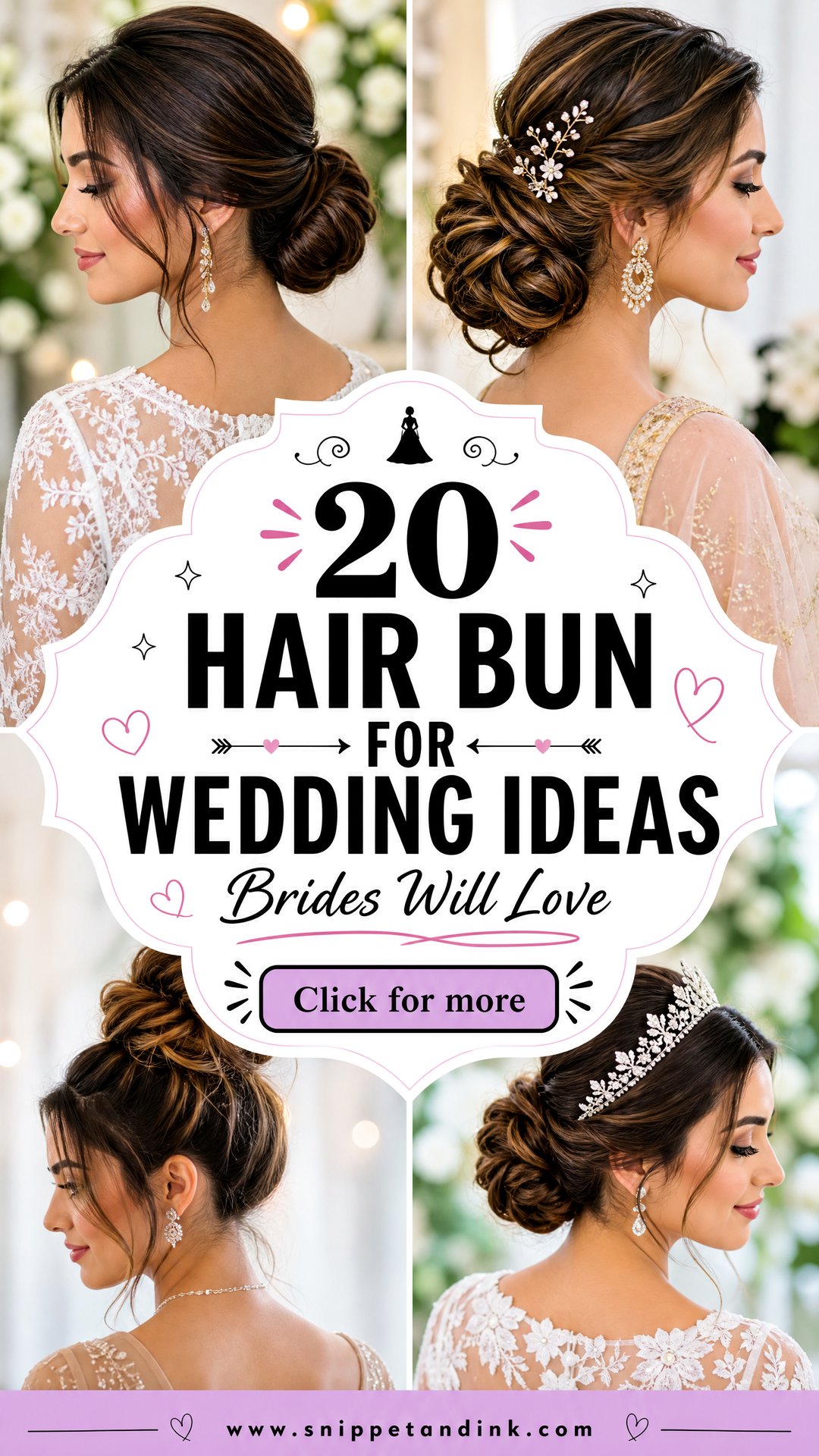 20 Hair Bun for Wedding Ideas Brides Will Love This Season - 20 Hair Bun for Wedding Ideas Brides Will Love This Season