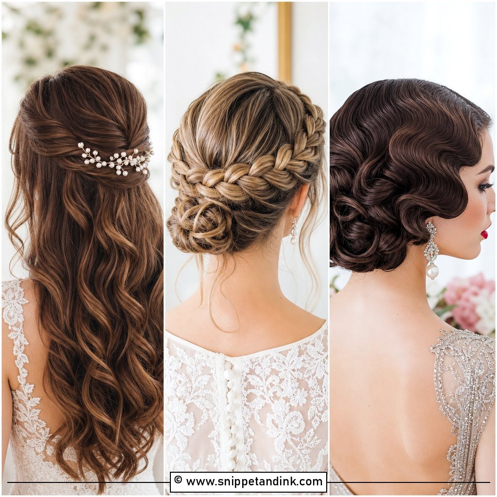 20 Hair Designs for Wedding Ideas Chic Bridal Looks