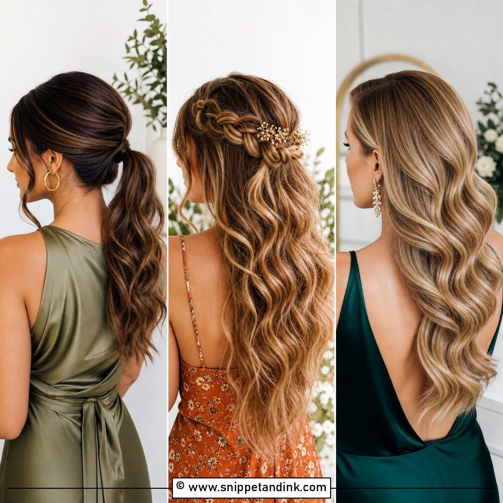 20 Hair Styles for Long Hair Wedding Guest Pretty Ideas