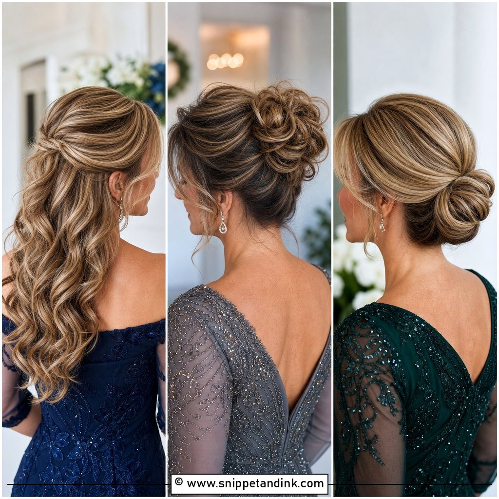 20 Hair Styles for Mother of the Groom Elegant Looks