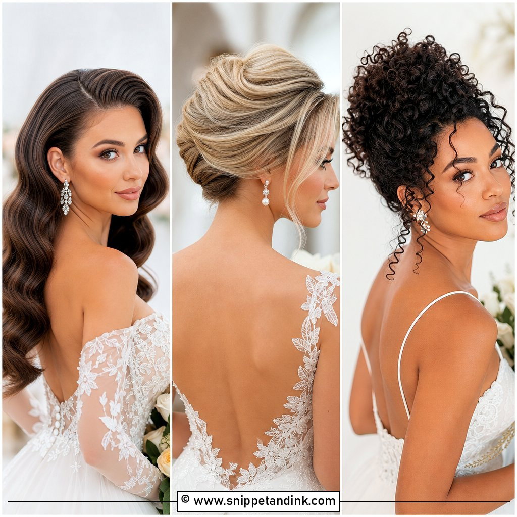 20 Hair Styles for Wedding Hairstyles for Chic Glam