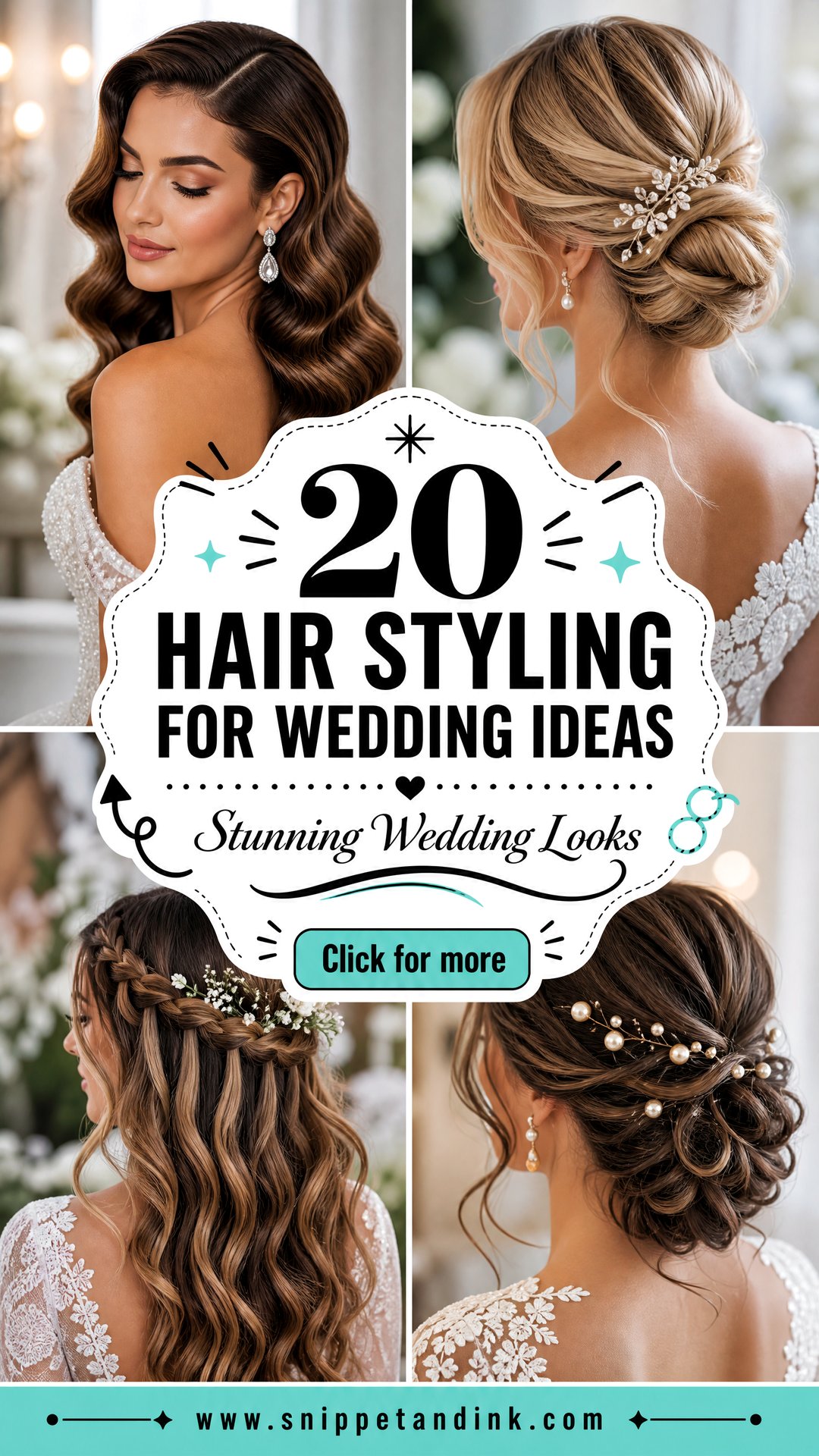 20 Hair Styling for Wedding Ideas for Stunning Looks - 20 Hair Styling for Wedding Ideas for Stunning Looks