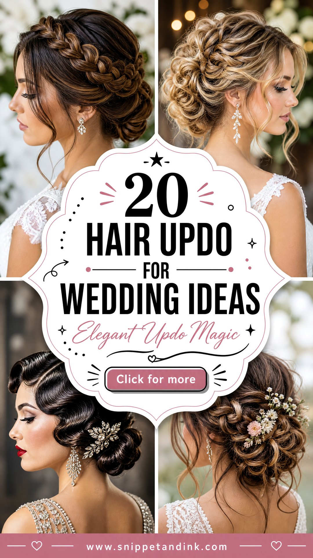 20 Hair Updo for Wedding Ideas for Elegant Style - 20 Hair Updo for Wedding Ideas for Elegant Style