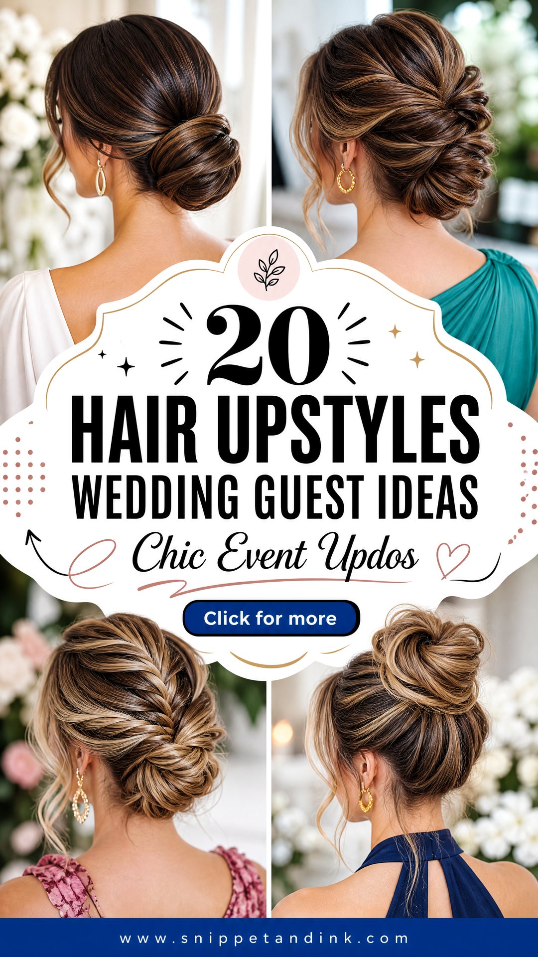 20 Hair Upstyles Wedding Guest Ideas for Chic Events - 20 Hair Upstyles Wedding Guest Ideas for Chic Events