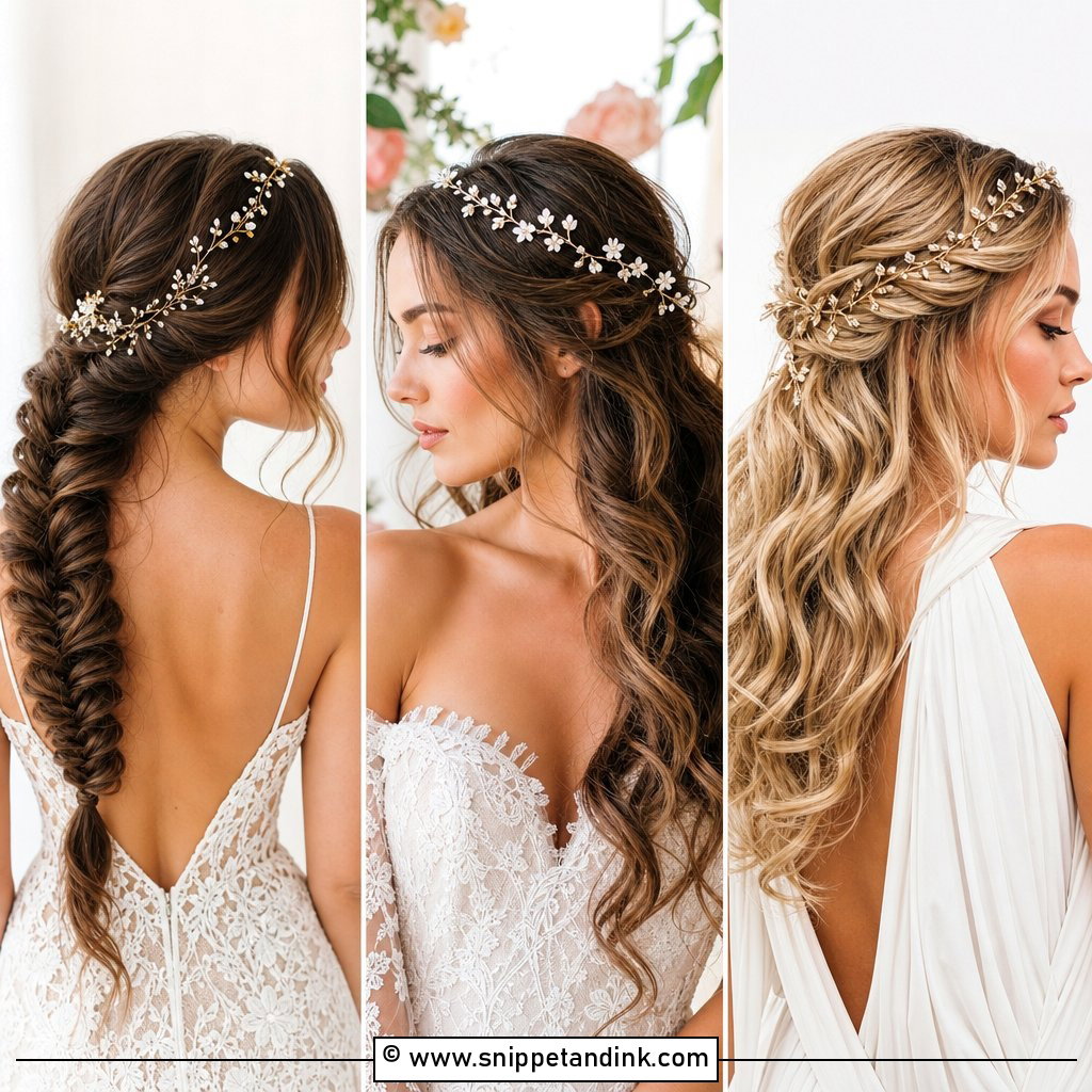 20 Hair Vine Hairstyles for Romantic Wedding Glam